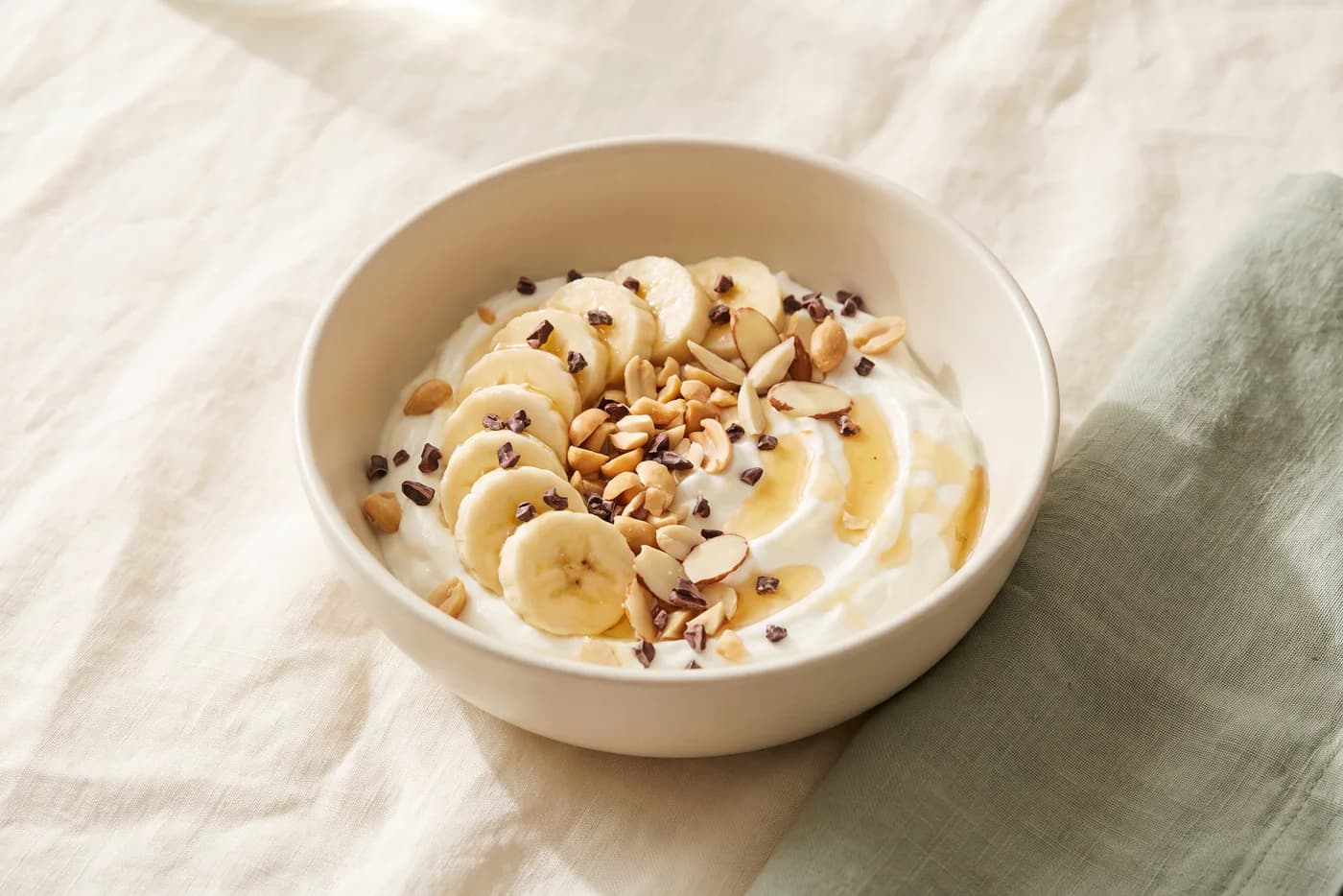 Banana Crunch Greek Yogurt Bowl