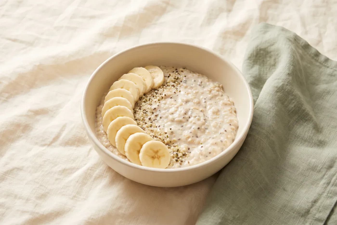 Maple Banana Protein Overnight Oats