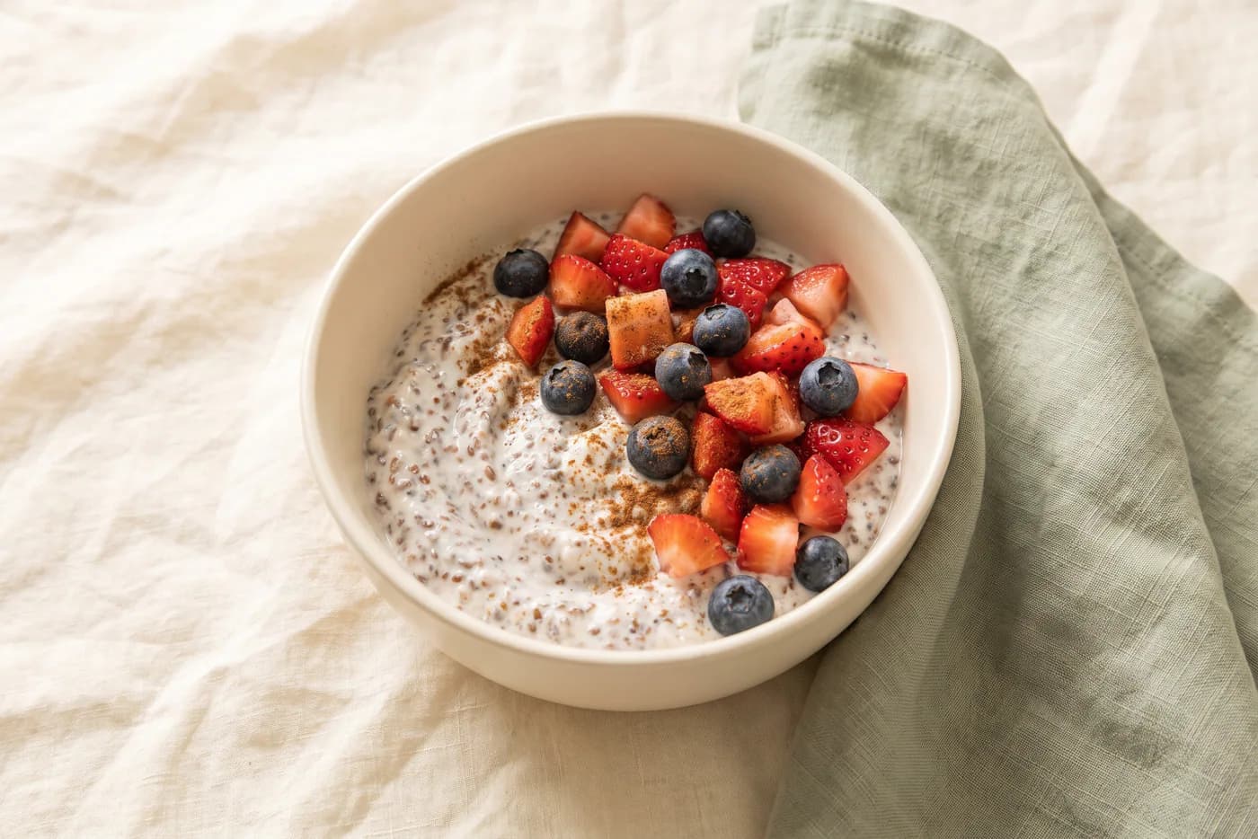 Berry Chia Protein Yogurt Bowl