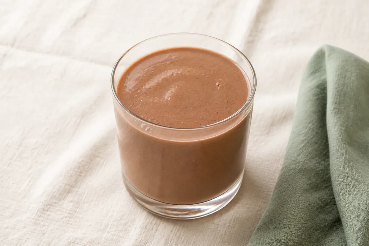 Creamy Chocolate Coconut Protein Smoothie