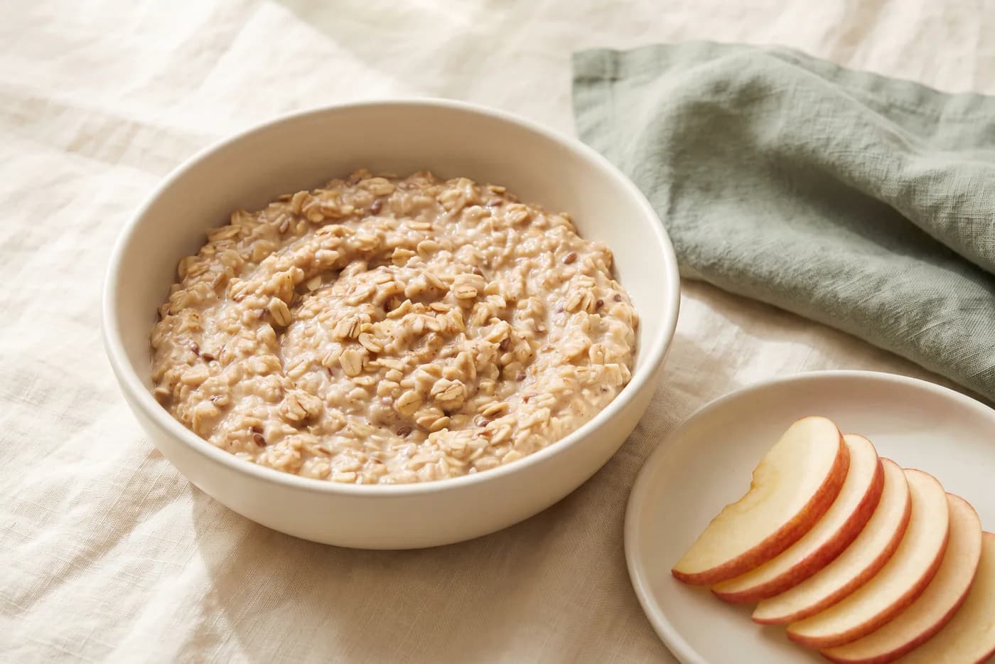 Apple Cinnamon Vegan Protein Oatmeal