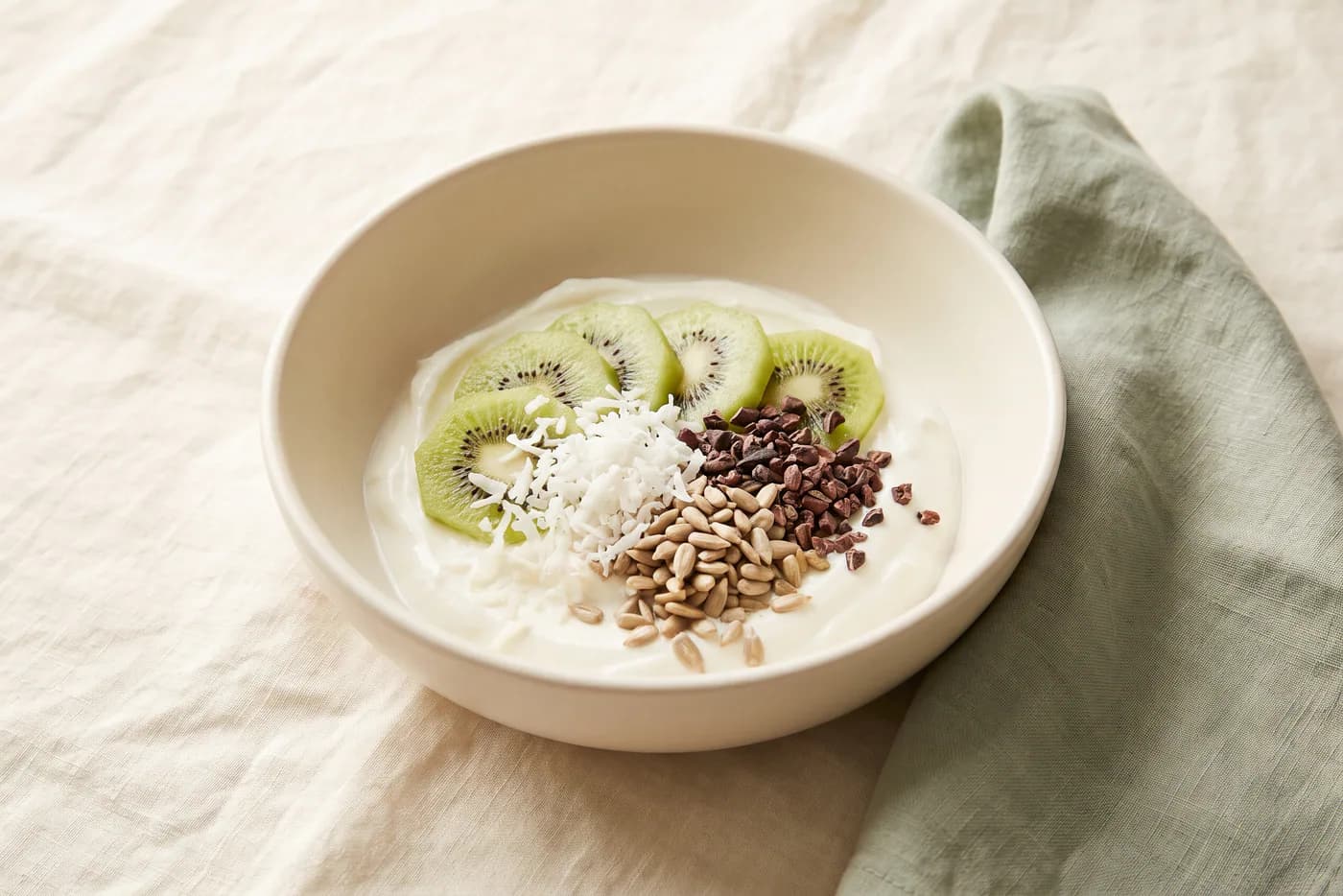 Greek Yogurt Kiwi Crunch Bowl