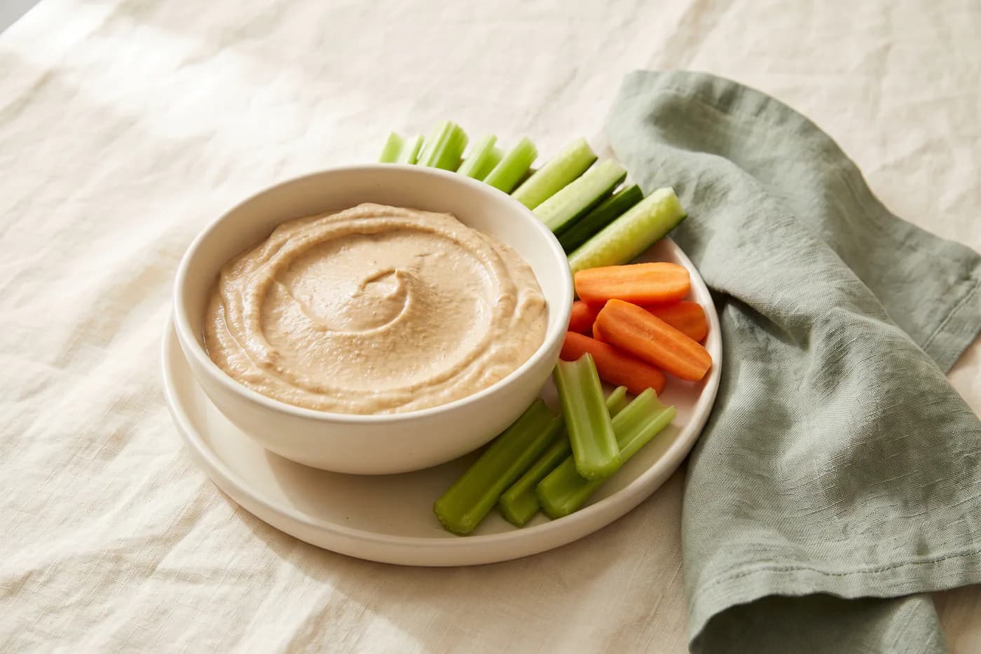 Protein Almond Yogurt Veggie Dip