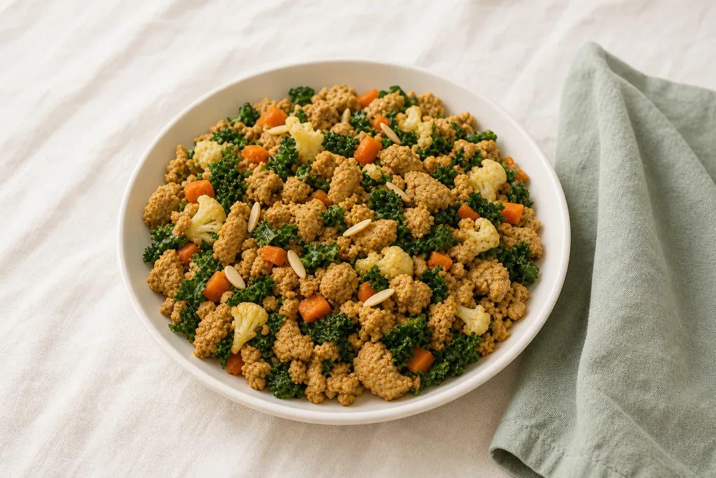 Turmeric Turkey and Veggie Skillet