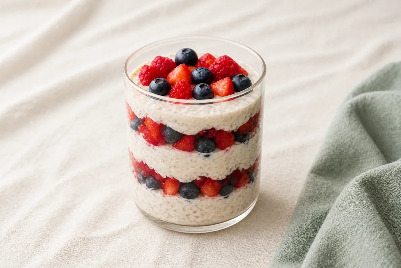 Vanilla Greek Yogurt and Berry Breakfast Cup
